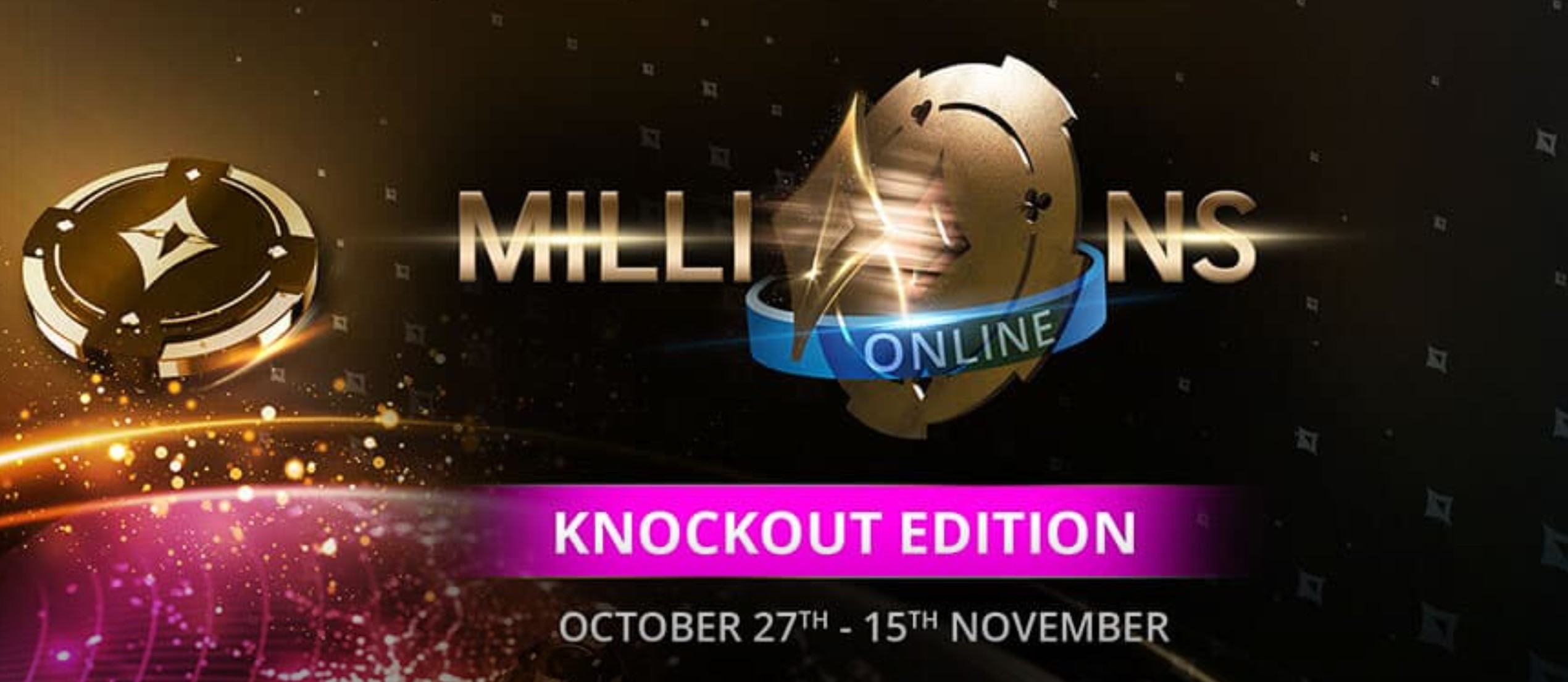 Partypoker\: MILLIONS Online KO Launches October 27th