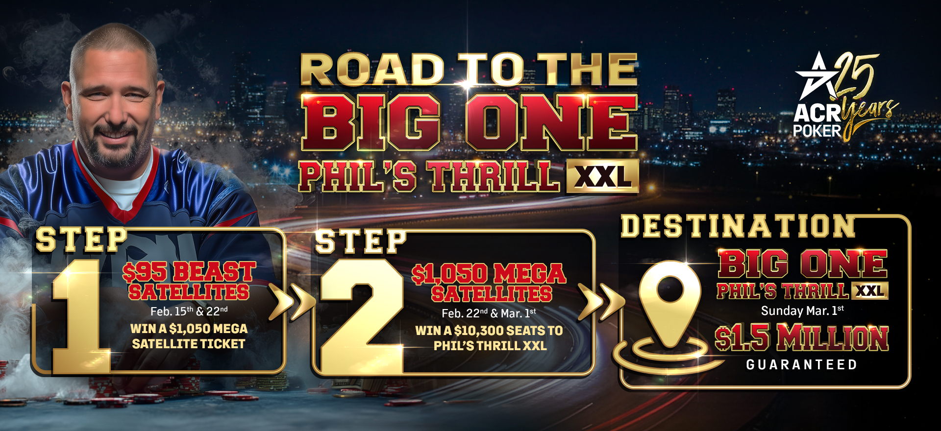 Road to the Big One on network WPN