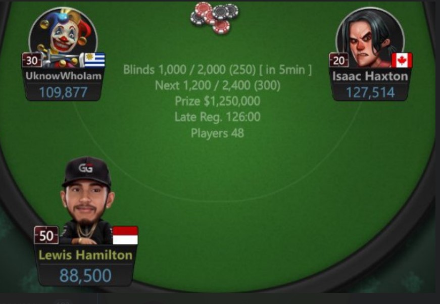 Formula 1 driver was spotted at GGPoker tables