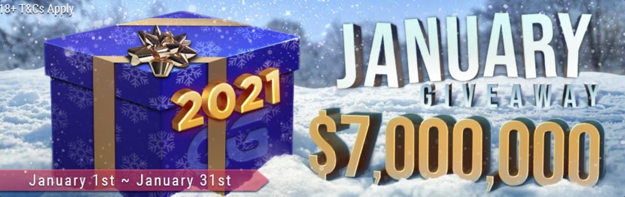 GGPoker January Promotions\: \$7 Million for all players and new cash currency