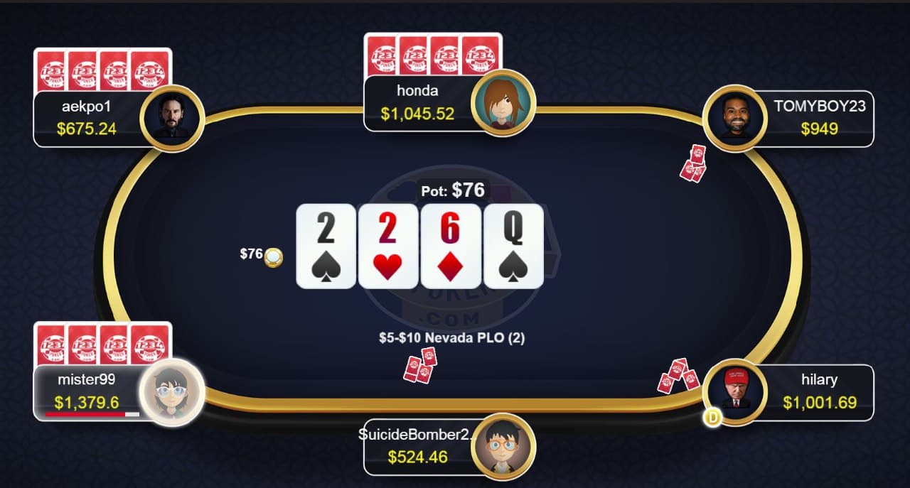 1234Poker\.com \- an update in our selection of rooms