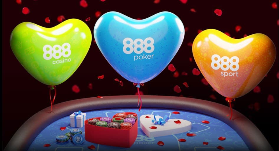 Релоад бонус на 888poker в честь Дня святого Валентина\!