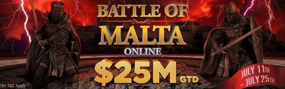 Battle of Malta \$25 GTD на GGPOKER уже в это воскресенье\! 