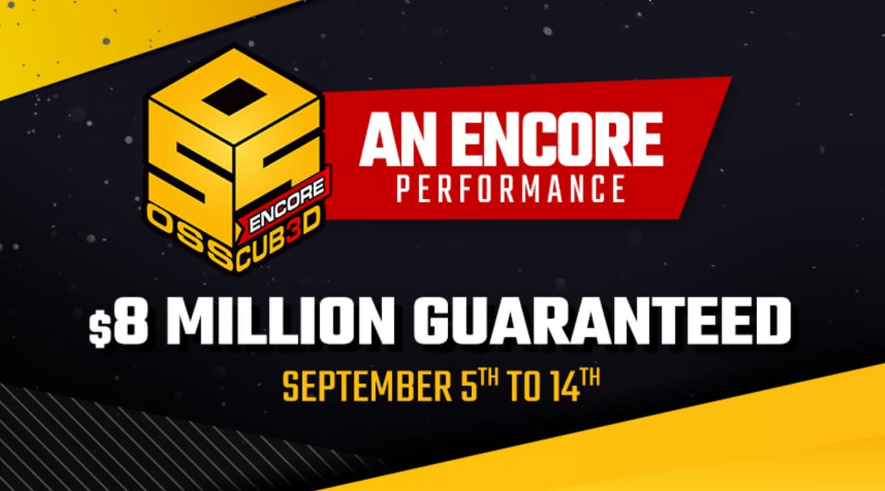 WPN will hold additional OSS Cub3d Encore from September 5\-14