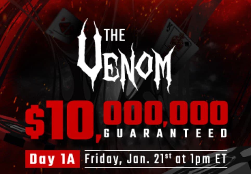 Новый The Venom с GTD \$10M и призом для победителя свыше \$1 млн