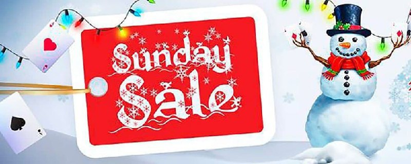 Sunday Sales on the iPoker network until January 30th