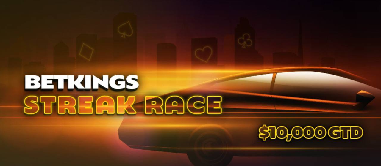 Streak Race on BetKings for 15 days