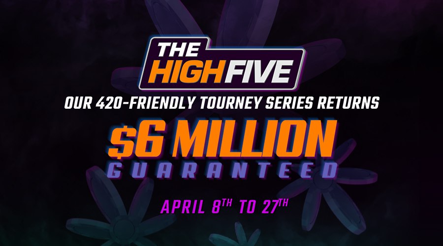 High Five Tournament Series at PokerKing from April 8 to 27