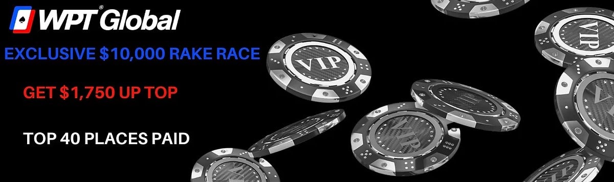Exclusive \$10,000 rake race started in WPTGlobal 